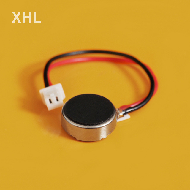 Totally Enclosed Vibrating Mini Flat Motor 1.5v , Coin Type DC DC Motor